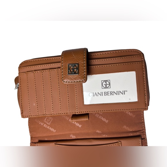 Giani Bernini Brown Leather Wallet - Picture 6 of 7